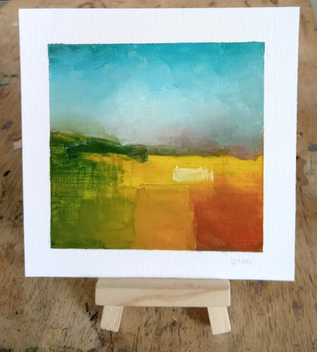 Landscape original oil - original,