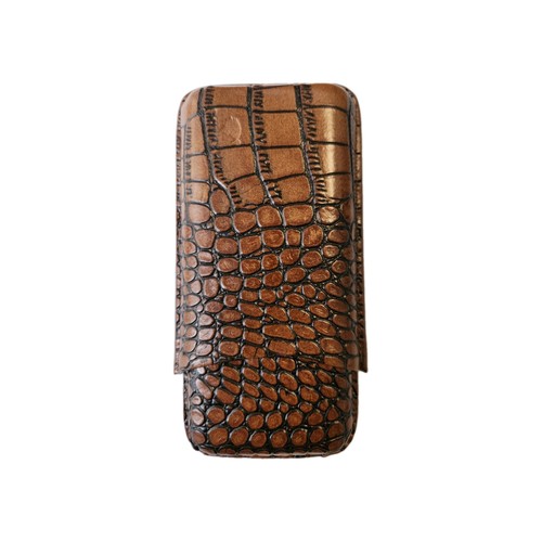 Cohiba three cigar leather - cigar,