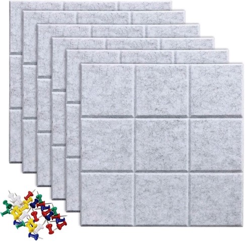 Large felt board - tiles, pins