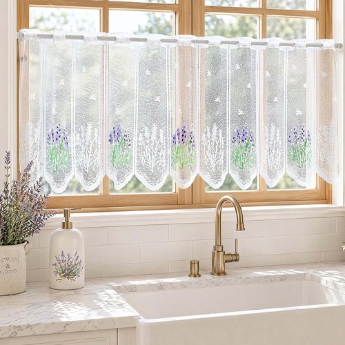 Qiansse lavender pattern - lavender, lace