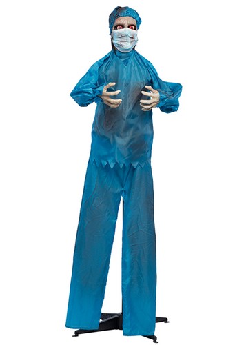 Halloween scary zombie doctor - halloween,