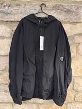 Cp Company Black Chrome R Lens Overshirt Jacket Size XXl