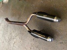 TRIUMPH 1050 SPEED TRIPLE 2014 2011-2015 EXHAUST END CANS LINK PIPES  SYSTEM