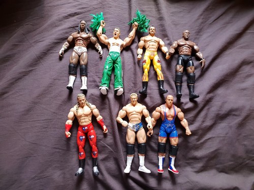 Wwe deluxe aggression figures - wwe,