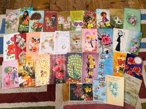 Vintage greeting cards - vintage,