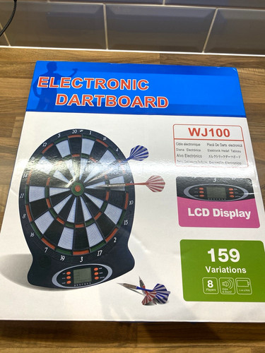 Wj100 electronic dartboard - dartboard, lcd