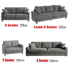 2/3/4 Seater Corduroy Teddy