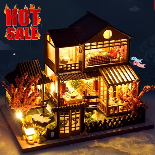 Doll house puzzle wooden - house,