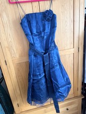 Size 12 Shimmery Blue Dress by