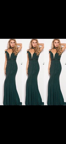 Jovani dark green and black - dark,