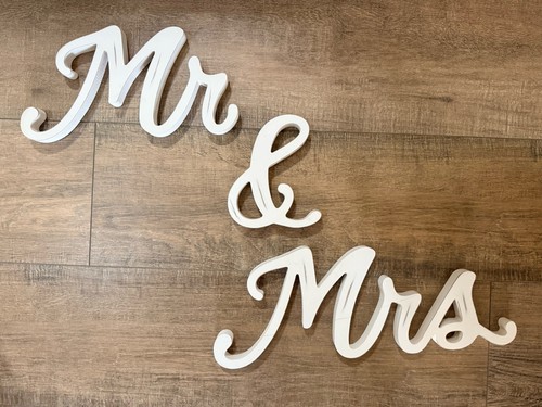 Mrs letters wedding - mr,