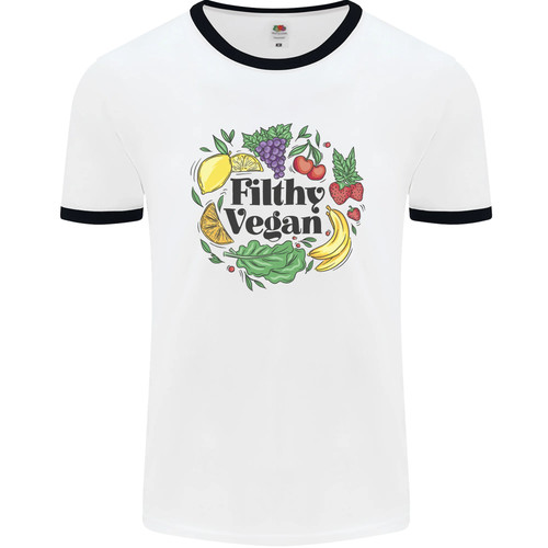 Filthy vegan mens ringer - filthy,