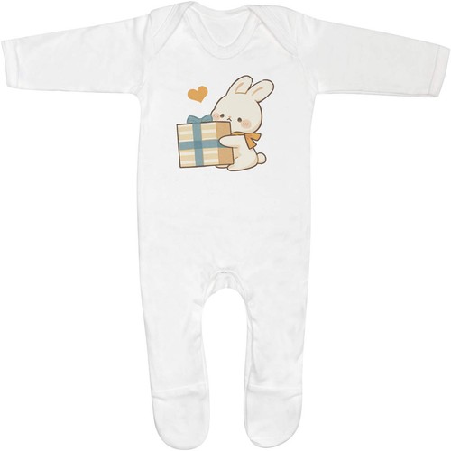 Bunny present heart baby - &,