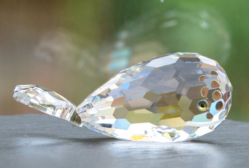 Swarovski crystal whale - whale, 014483