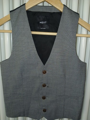 Boy next grey - grey, micro-check