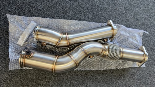 S58 catless downpipes - 3.5”,