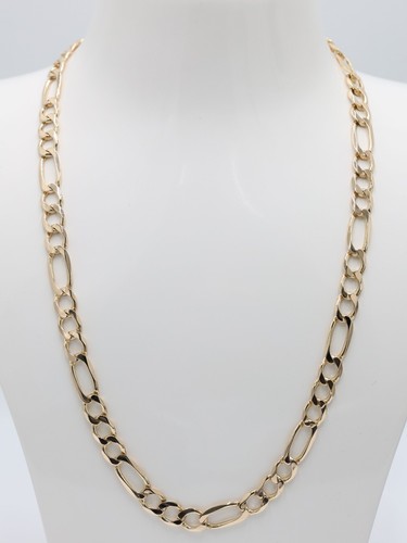 9ct yellow solid - 9ct, figaro