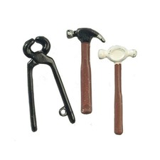 Dolls House Set of 3 Metal