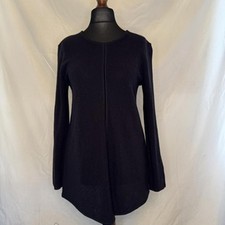 Tuzzi Black Merino Wool Blend