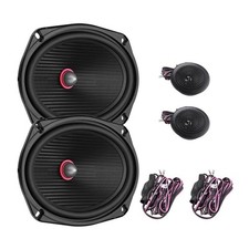 Bassface IndyCX69 480w Max 6x9"Inch Component Car Shelf Speakers & Tweeters