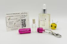 Bee Revival Kit - Keyring, Glass Inner Bottle, High Grade Cork Stopper, Top Up