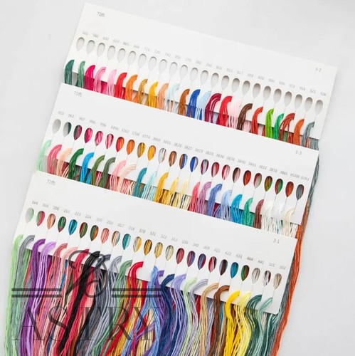 Cross stitch thread card sort - thread,