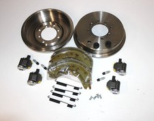 SET FRONT BRAKE DRUMS 8" BRAKE