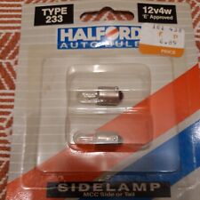 Halfords Auto Bulbs 233 12v 4W