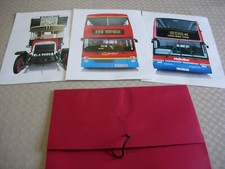 Classic British Double-Decker Buses 2001 - A3 Posters Presentation Folder