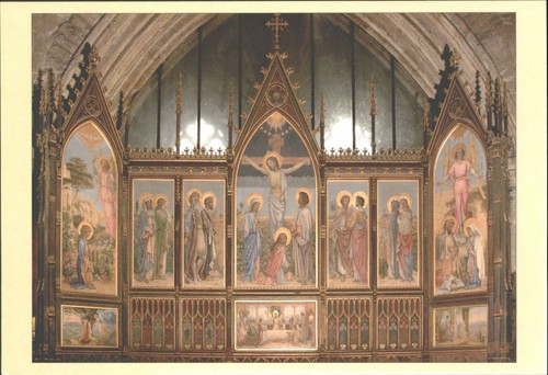 Tewkesbury abbey reredos - abbey,