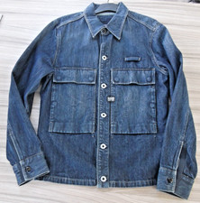 G-Star Raw Dark Blue Denim Overshirt Jacket  - Small  size - Liam Gallagher