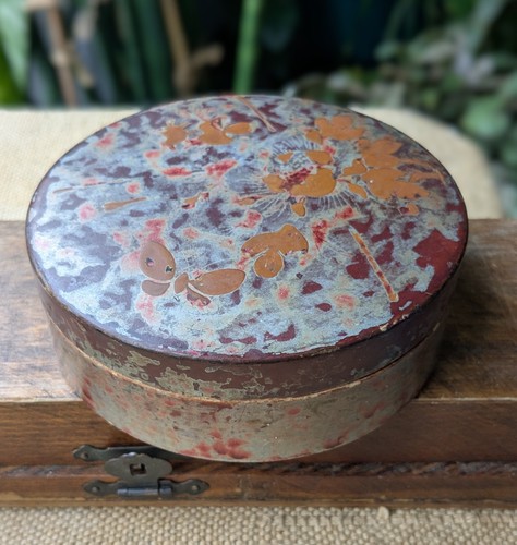 Vintage asian lacquer ware - lacquer,