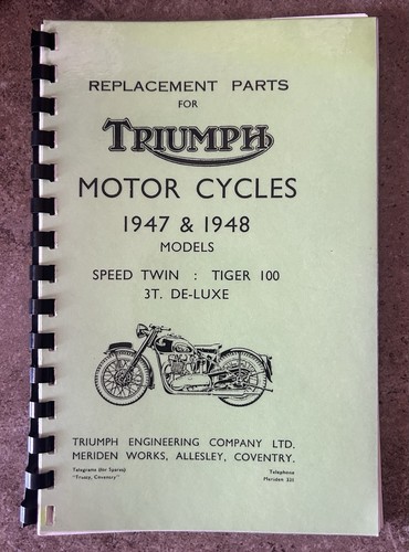 Replacement parts for triumph - parts,