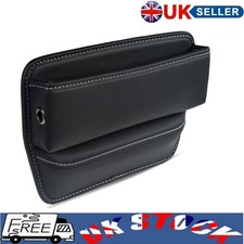 Car Seat Gap Filler Phone Holder Storage Box W/ Cable Hole Organizer Accessories