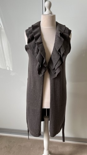 Yaya long sleeveless cardigan - long,
