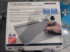 MEDION PC USB Graphics Tablet with Stylus Model MD 85637  