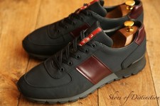 Prada Blue Canvas Trainers Sneakers Shoes Men's UK 10.5 US 11.5 EU 44.5