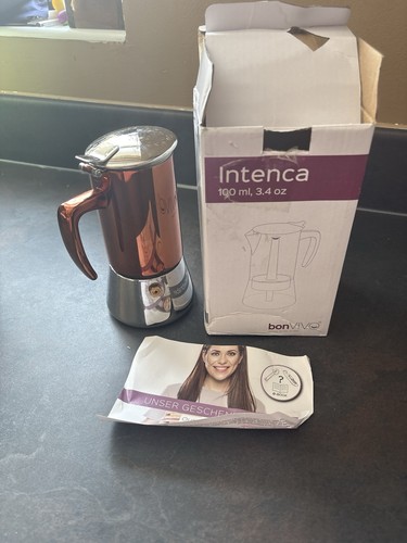 Bonvivo moka pot 2 - moka, cup