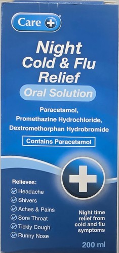 Care night cold flu relief - -,