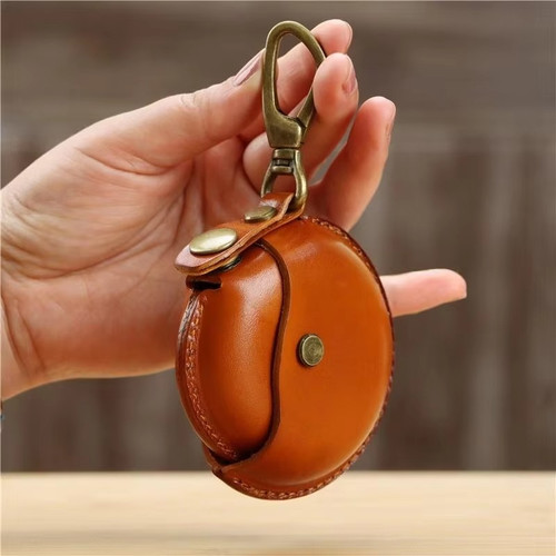 Handmade genuine leather coin - genuine,