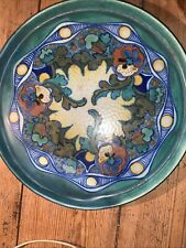 Plateelbakkerij Zuid-Holland Gouda, Holland Pottery Plate Corona Pattern Nouveau