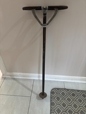 Vintage  Shooting Seat Folding Stool Walking Stick Fixed Height 27"
