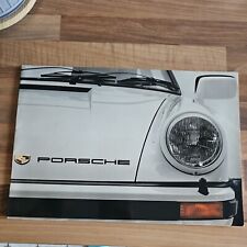 Porsche 911 Brochure 1976-1977 911 Lux Carrera 3 Turbo 3.0 UK Market With Specs