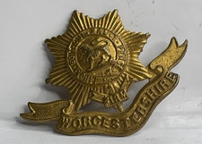 WW1 Worcestershire Regiment Sweetheart Brooch Made From Cap Badge 55x41 mm