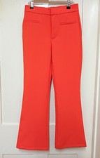 BNWT ZARA bootcut Red Trousers