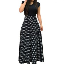 Ladies Short Long Sleeve Maxi