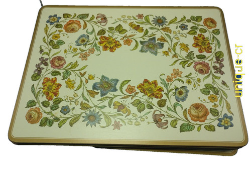 Vintage pimpernel place table - vintage, place/table