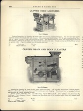 1910s PAPER AD A T Ferrell No 2 Clipper Seed Cleaner 47 Grain Bean Chatham Mill 