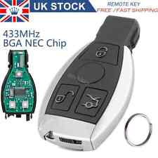 Replacement Car Key Fob For Mercedes Benz A, B, C, E, and S Class 3 Button