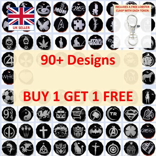 Trolley token coin acrylic - token,